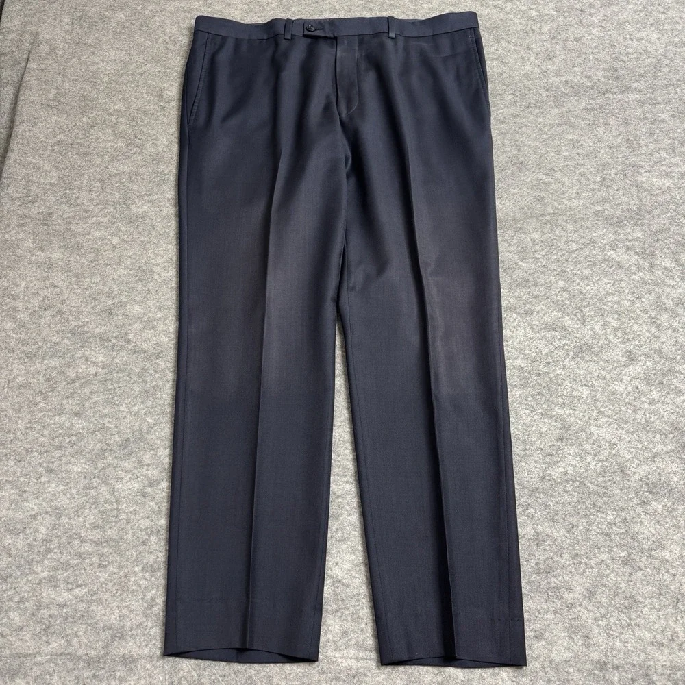 Ted Baker Suit 44R Blue Blazer Jacket Trouser Pants 37x29 2 Piece *flaw